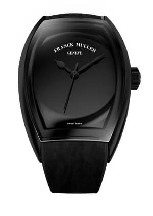 Franck Muller Curvex CX Black Dial Leather Strap Watch WMNS - CX 36 SC AT 5N TTNRBR