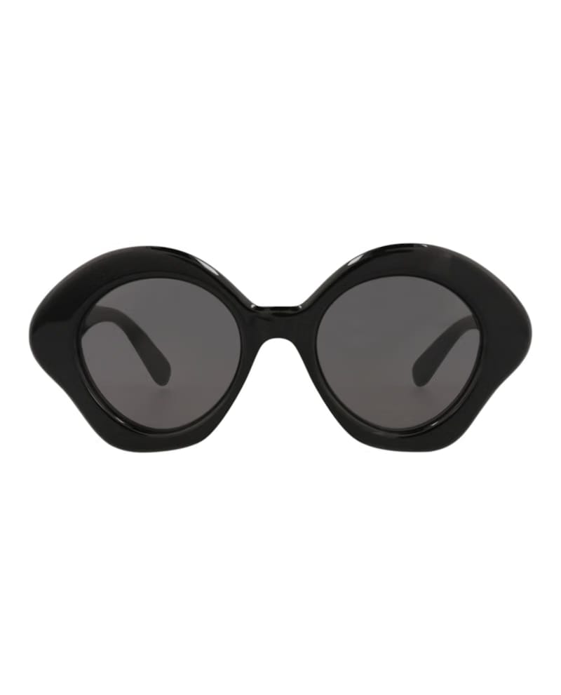 LOEWE Cat Eye-Frame Acetate Sunglasses Black Black Smoke (LW40125U-49-01A)