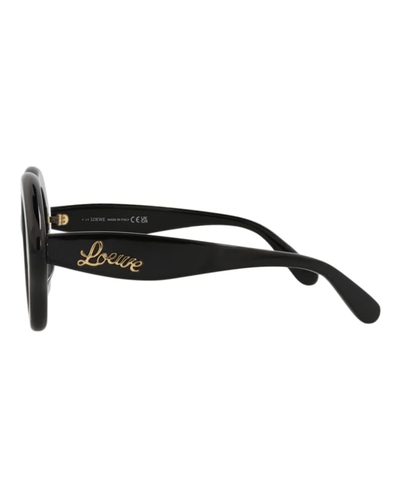 LOEWE Cat Eye-Frame Acetate Sunglasses Black Black Smoke (LW40125U-49-01A)
