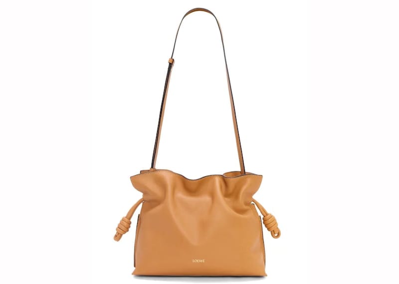 LOEWE Medium Flamenco Clutch In Nappa Calfskin Warm Desert