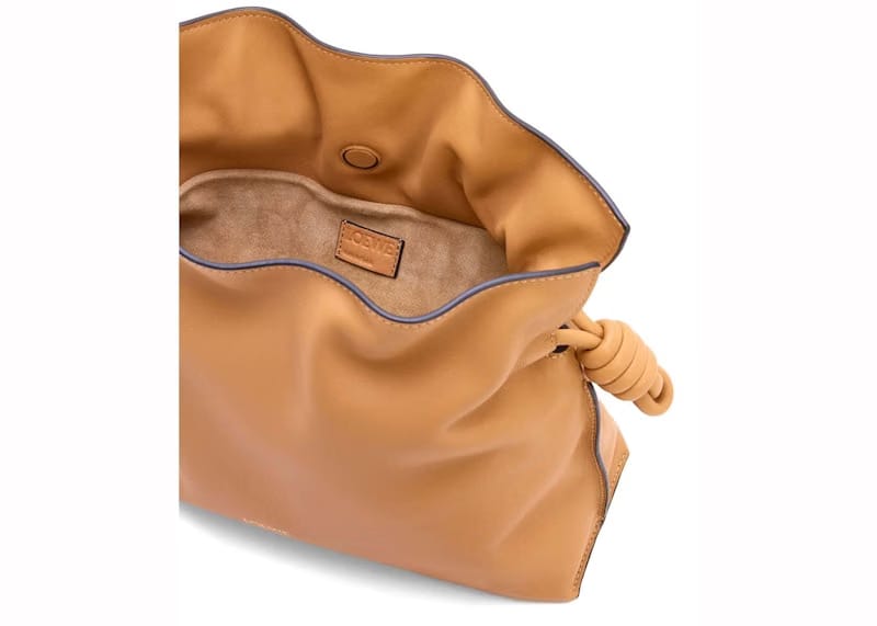 LOEWE Medium Flamenco Clutch In Nappa Calfskin Warm Desert