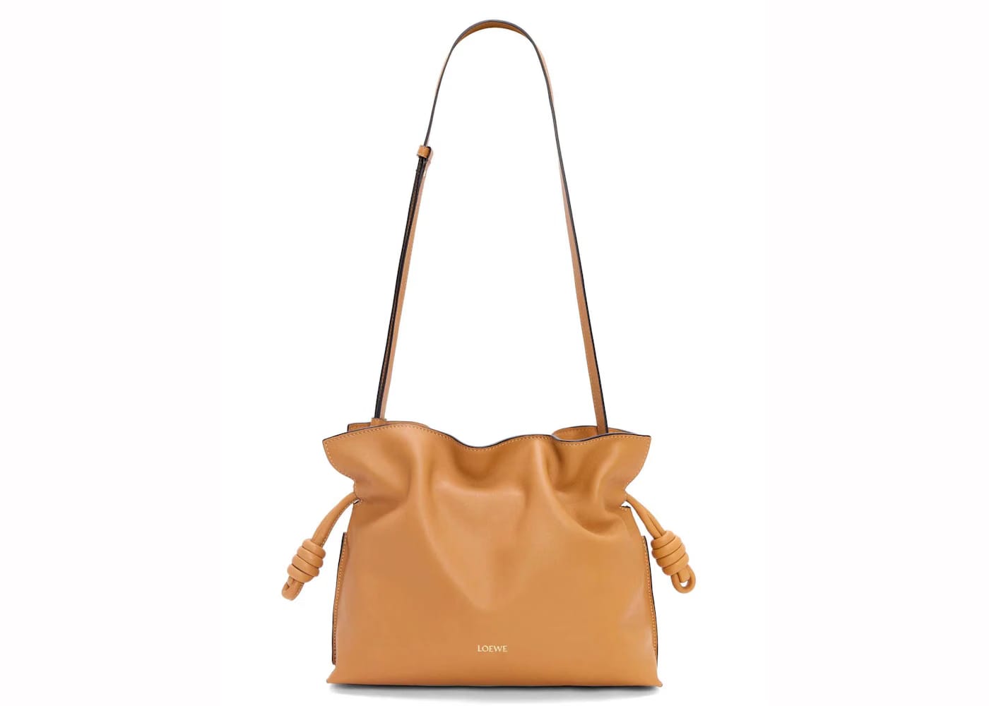 LOEWE Medium Flamenco Clutch In Nappa Calfskin Warm Desert