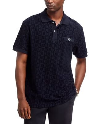 MONCLER LOGO POLO SHIRT WHITE