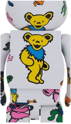 Bearbrick x Grateful Dead (Dancing Bear) 1000%