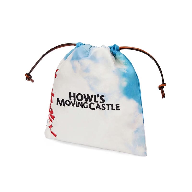 LOEWE x Howls Moving Castle Drawstring Pouch In Canvas Multicolor