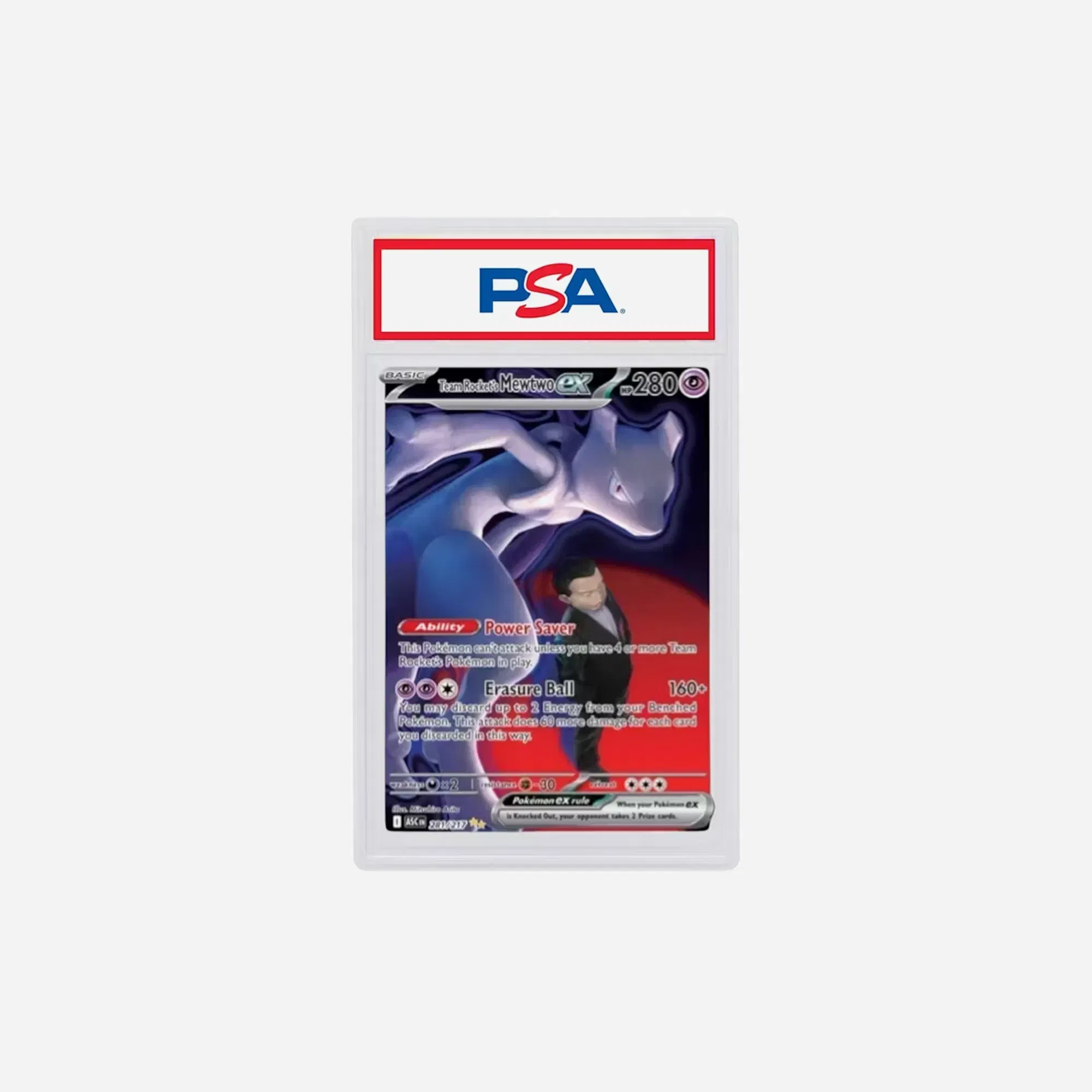Team Rocket's Mewtwo ex 2026 Pokemon Ascended Heroes Special Illustration Rare 281/217 (PSA or BGS Graded)