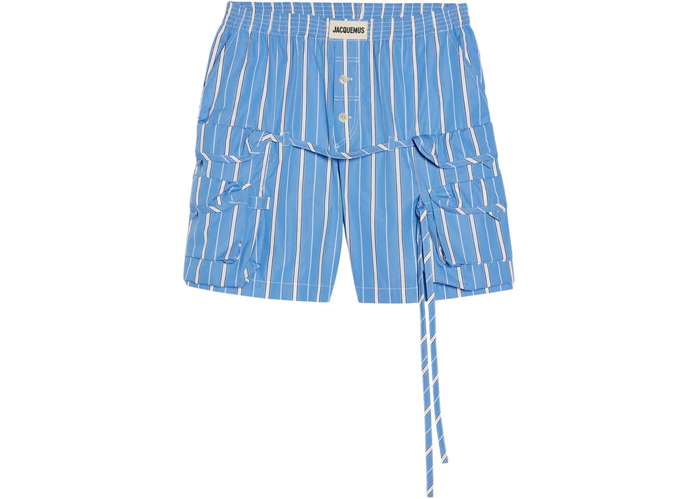 Jacquemus Le Shorts Trivela Blue Stripes