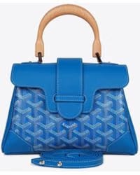 Goyard Saigon Souple Mini Orange Goyardine Palladium Hardware