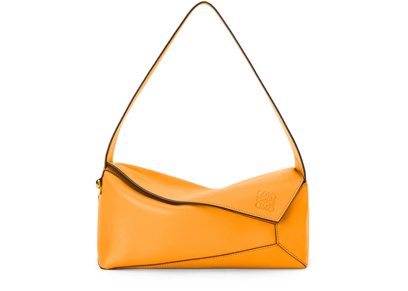 LOEWE Puzzle Hobo Bag in Nappa Calfskin Mandarin