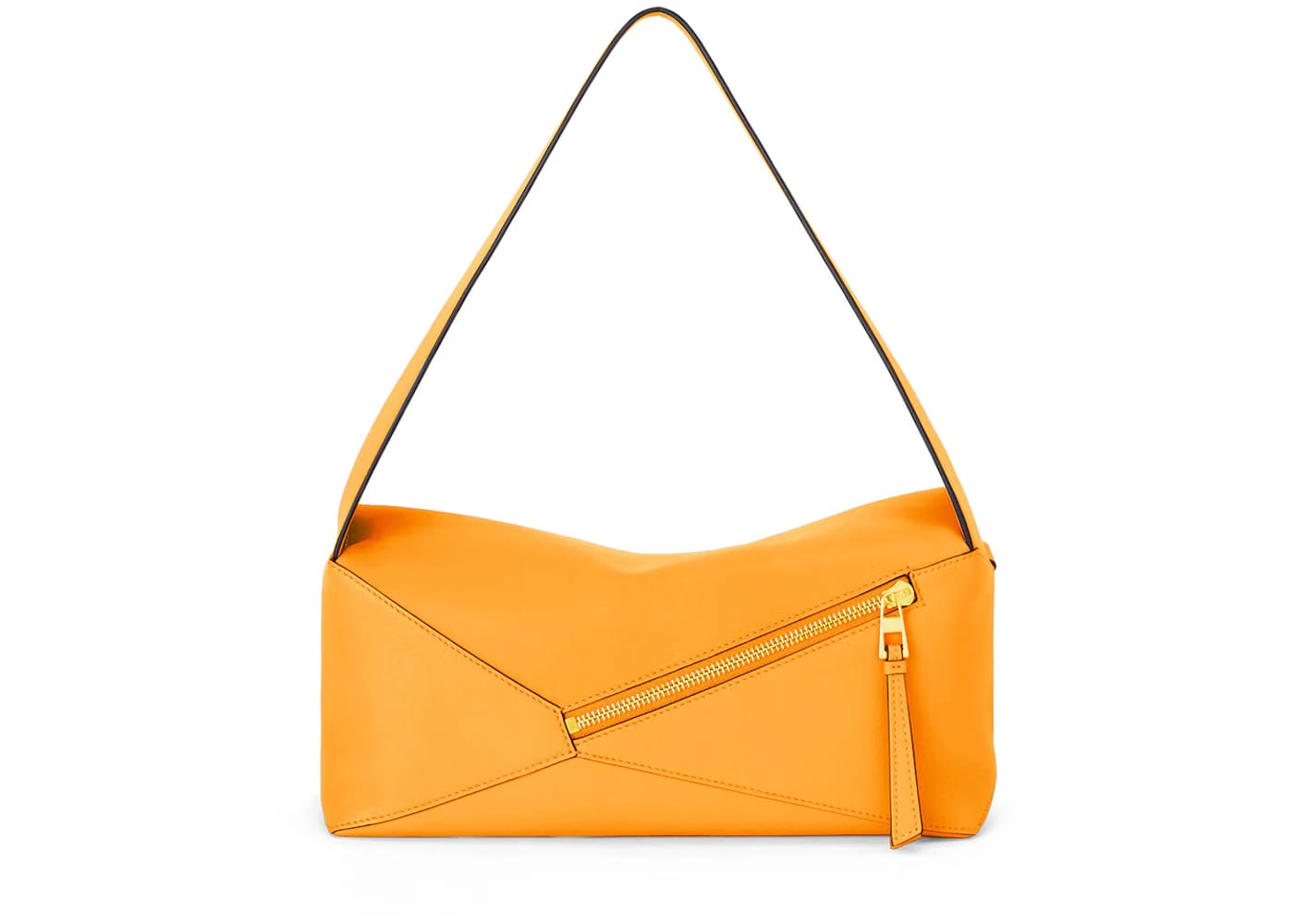 LOEWE Puzzle Hobo Bag in Nappa Calfskin Mandarin