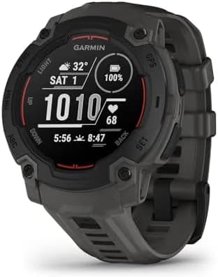Garmin Instinct E - 40mm, Rugged Outdoor GPS Smartwatch, 24/7 Health Monitoring, Wrist-Based Heart Rate, Up to 16 Days of Battery Life, Electric Lime/Twilight