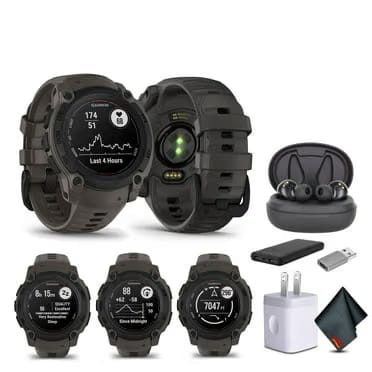 Garmin Instinct E - 40mm, Rugged Outdoor GPS Smartwatch, 24/7 Health Monitoring, Wrist-Based Heart Rate, Up to 16 Days of Battery Life, Electric Lime/Twilight