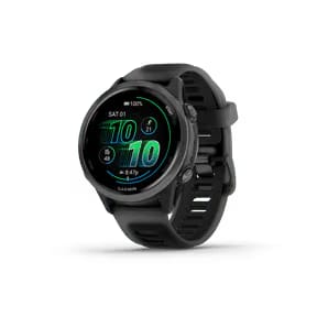 Garmin Fenix E - 47mm, Amoled, Premium Multisport GPS Smartwatch, Long-Lasting Battery Life, Slate Gray Steel with Black Band