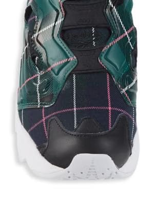 Reebok Instapump Fury Opening Ceremony Plaid Green
