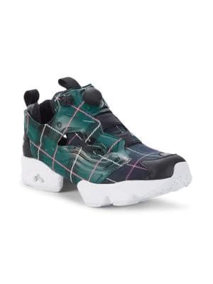 Reebok Instapump Fury Opening Ceremony Plaid Green