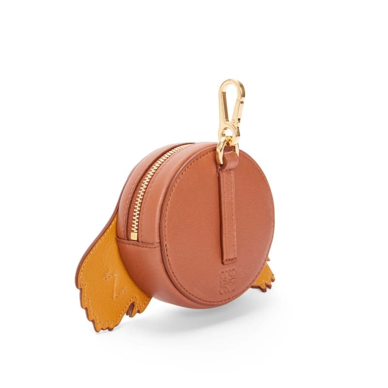 LOEWE x Howls Heen Cookie Pouch In Classic Calfskin Rust