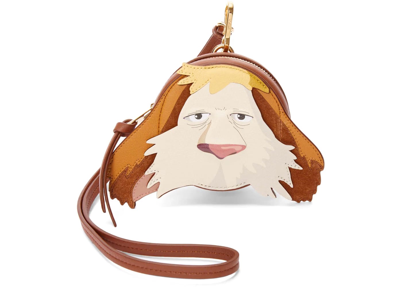 LOEWE x Howls Heen Cookie Pouch In Classic Calfskin Rust