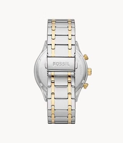 Fossil Fenmore Multifunction Blue Dial Two-Tone Stainless Steel Watch Gift Set