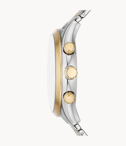 Fossil Fenmore Multifunction Blue Dial Two-Tone Stainless Steel Watch Gift Set