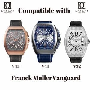 Franck Muller Vanguard Blue Dial Nylon Fabric Strap Watch - V45 SC DT YACHTING 5N.BL