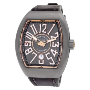 Franck Muller Vanguard Blue Dial Nylon Fabric Strap Watch - V45 SC DT YACHTING 5N.BL