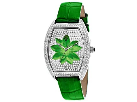 Omega Constellation 130.33.41.22.10.001 Globemaster Green Dial Green Leather Strap Watch