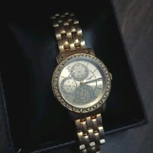 Omega Constellation 131.55.34.20.61.001 Diamond Dial Rose Gold Strap Watch WMNS