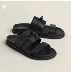 Hermes Jackson Sandal Multicolore Bleu Tonnerre