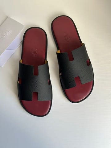Hermes Izmir Sandal Vert Toundra