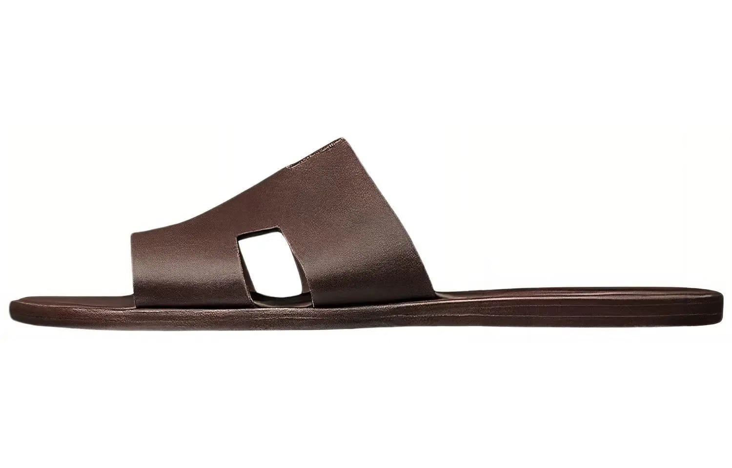 Hermes Izmir Sandal Vert Toundra
