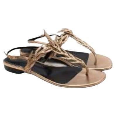 Hermes Kazimir Sandal Brun Fume