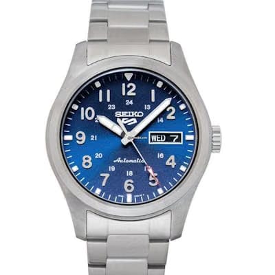 Seiko 5 Sports Field Collection Automatic Blue Dial Stainless Steel Watch - SRPG29K1