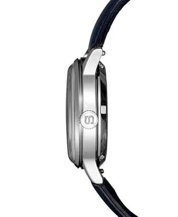Seiko Presage Blue Dial Blue Leather Strap Watch - SSA421J1