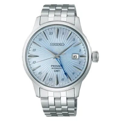 Seiko Presage Cocktail Time Manual Winding Green Dial Stainless Steel Watch - SRPE15J1