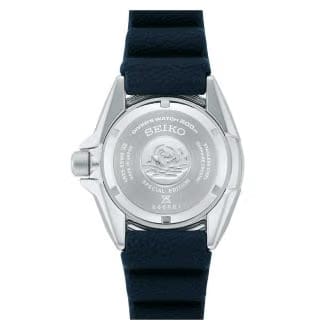 Seiko Prospex Great Blue Samurai Scuba PADI Special Edition Blue Dial Silicon Strap Watch - SRPJ93K1