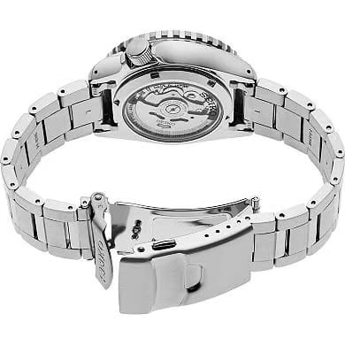 Seiko 5 Sports Blue Dial Silicon Strap Watch - SRPD71K2