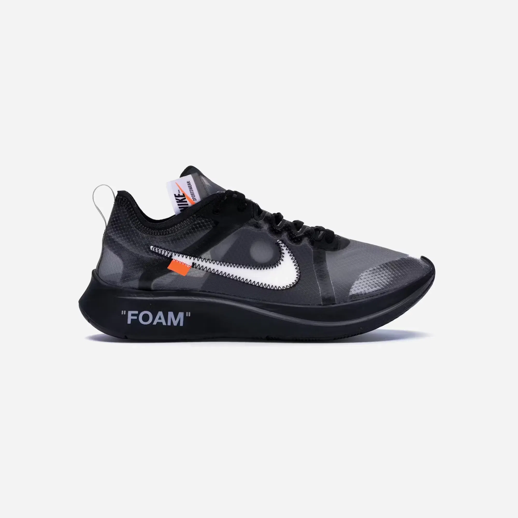 Nike Zoom Fly Off-White Black Silver