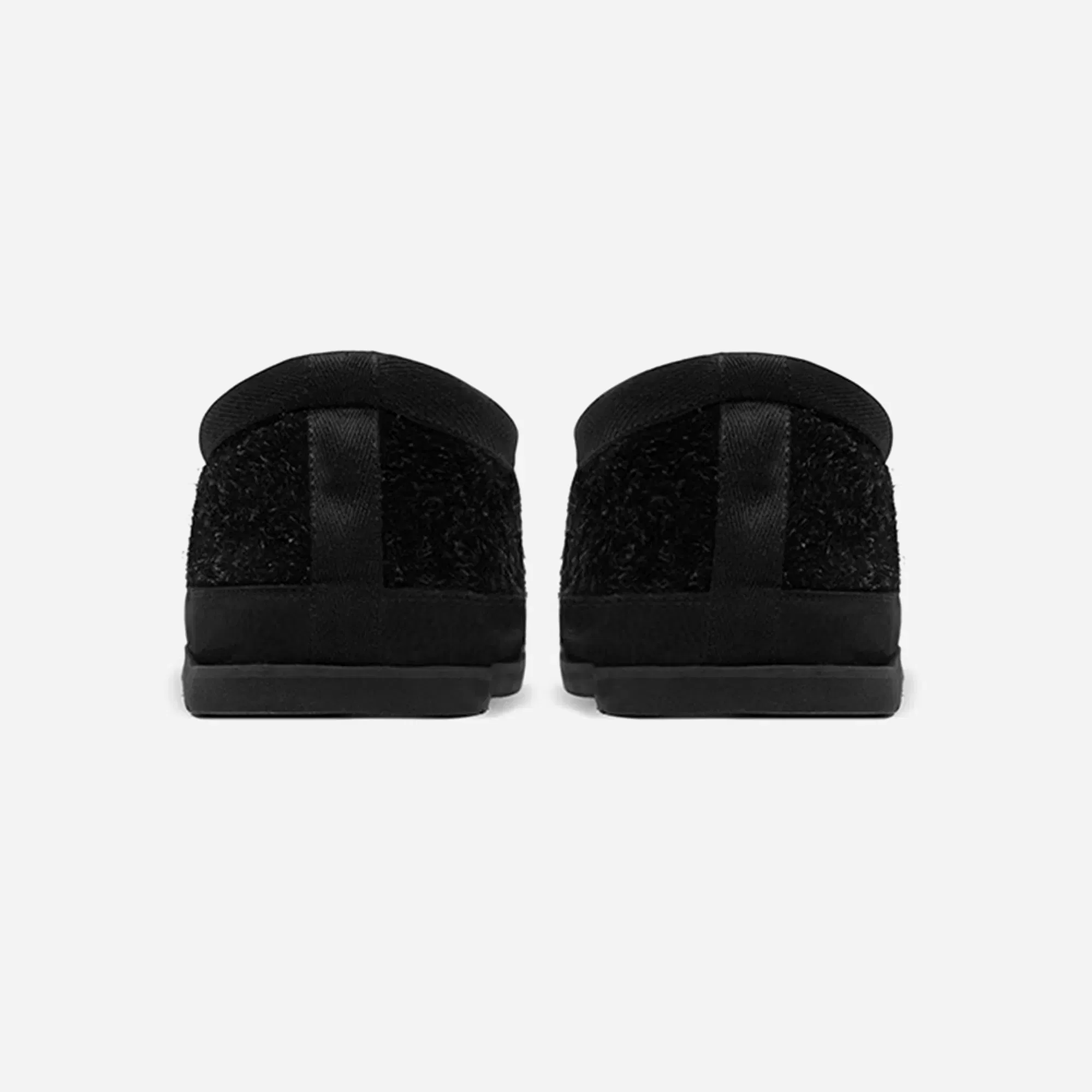 Represent Winter Mule Hairy Suede Black SS26