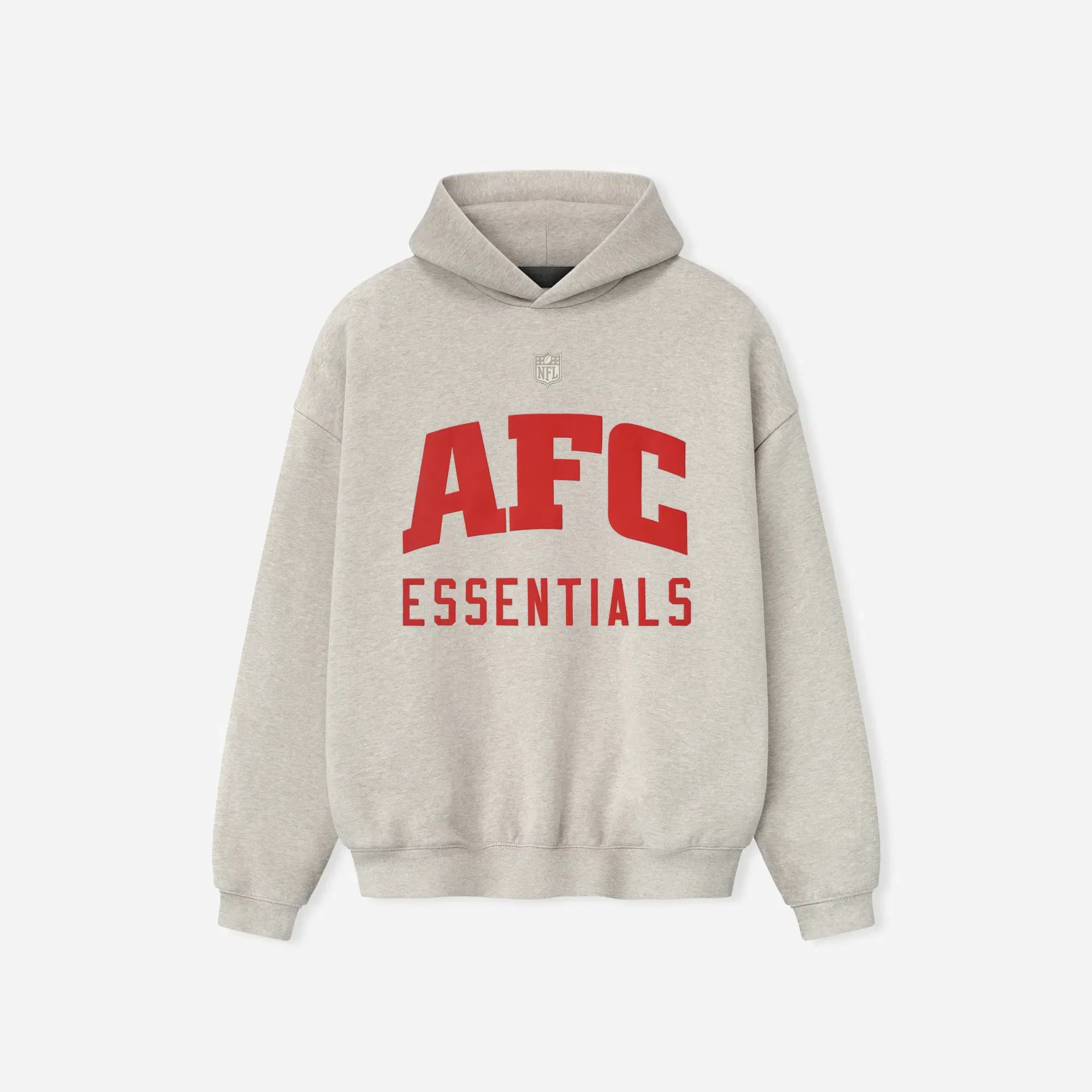 Fear Of God Essentials American Sport Hoodie Heather Stone