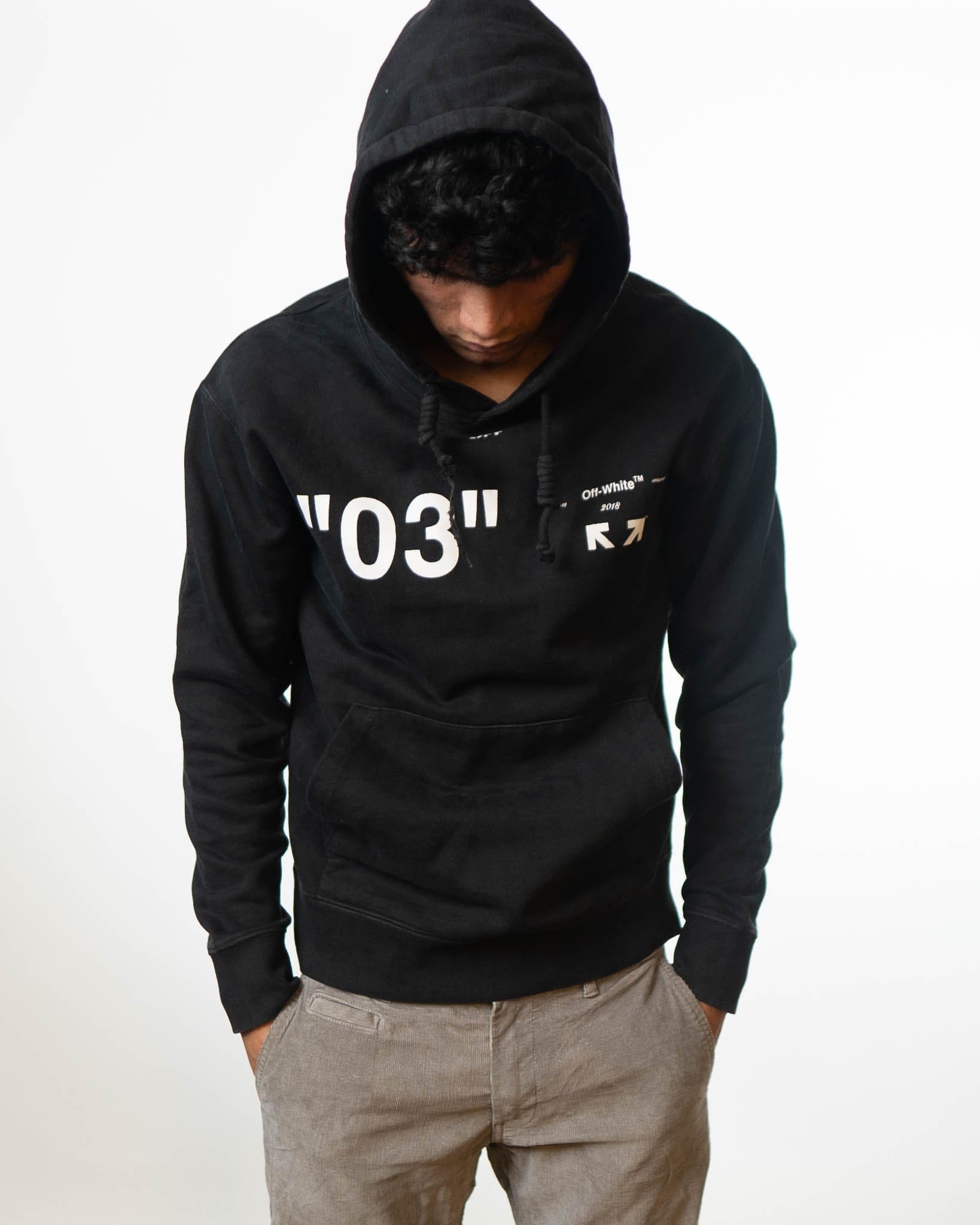 Off-White 03 Hoodie Black (S)