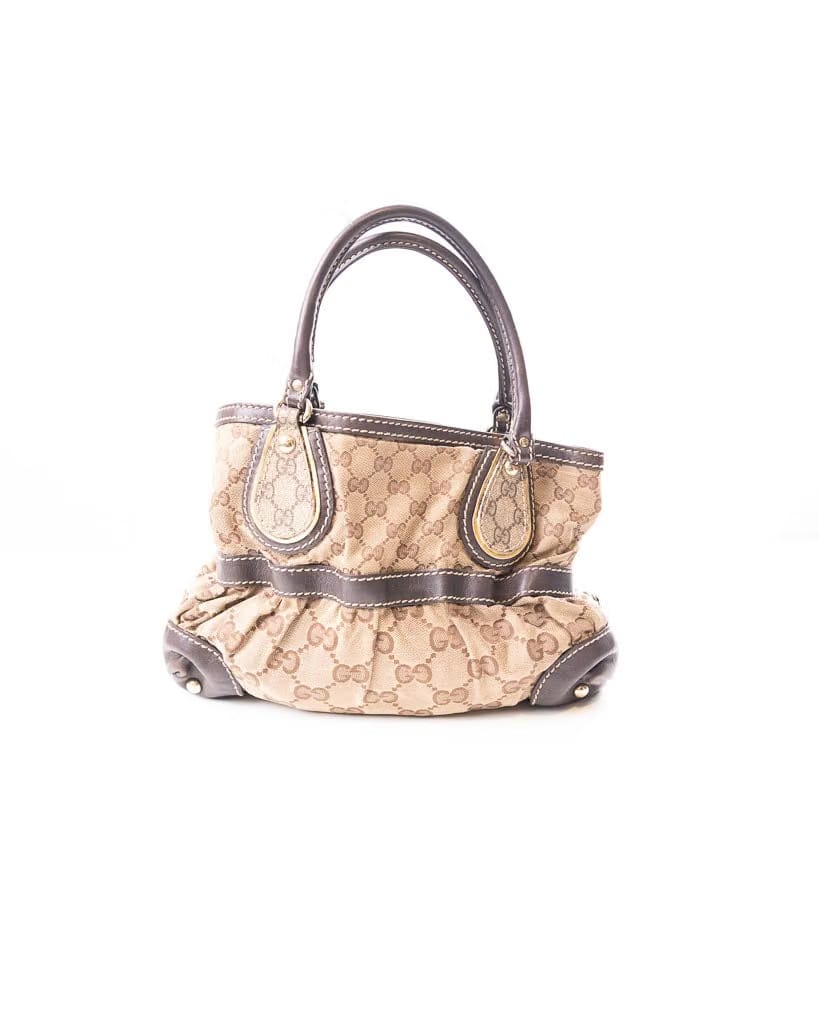 Gucci Brown GG Crystal Shoulder Bag (One Size)