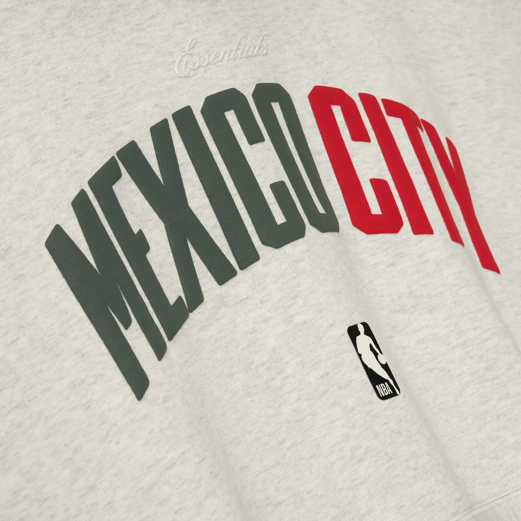 Fear Of God Essentials Mexico City 90s Hoodie Oatmeal Heather Light Heather