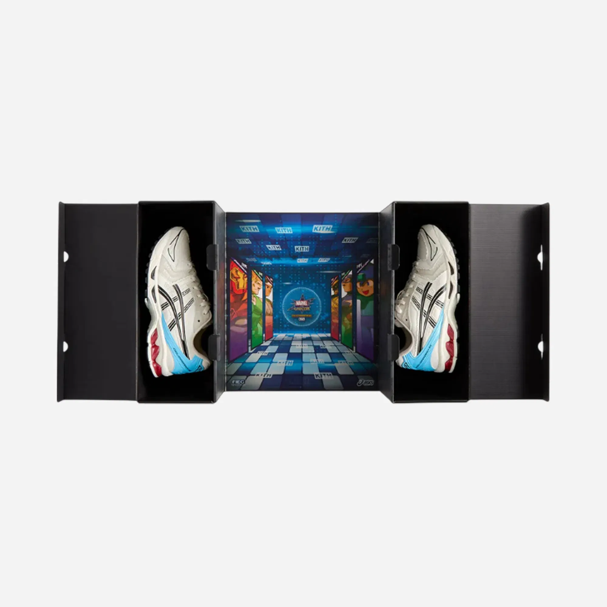 Asics Gel Nimbus 14 Kith Marvel vs Capcom Ryu