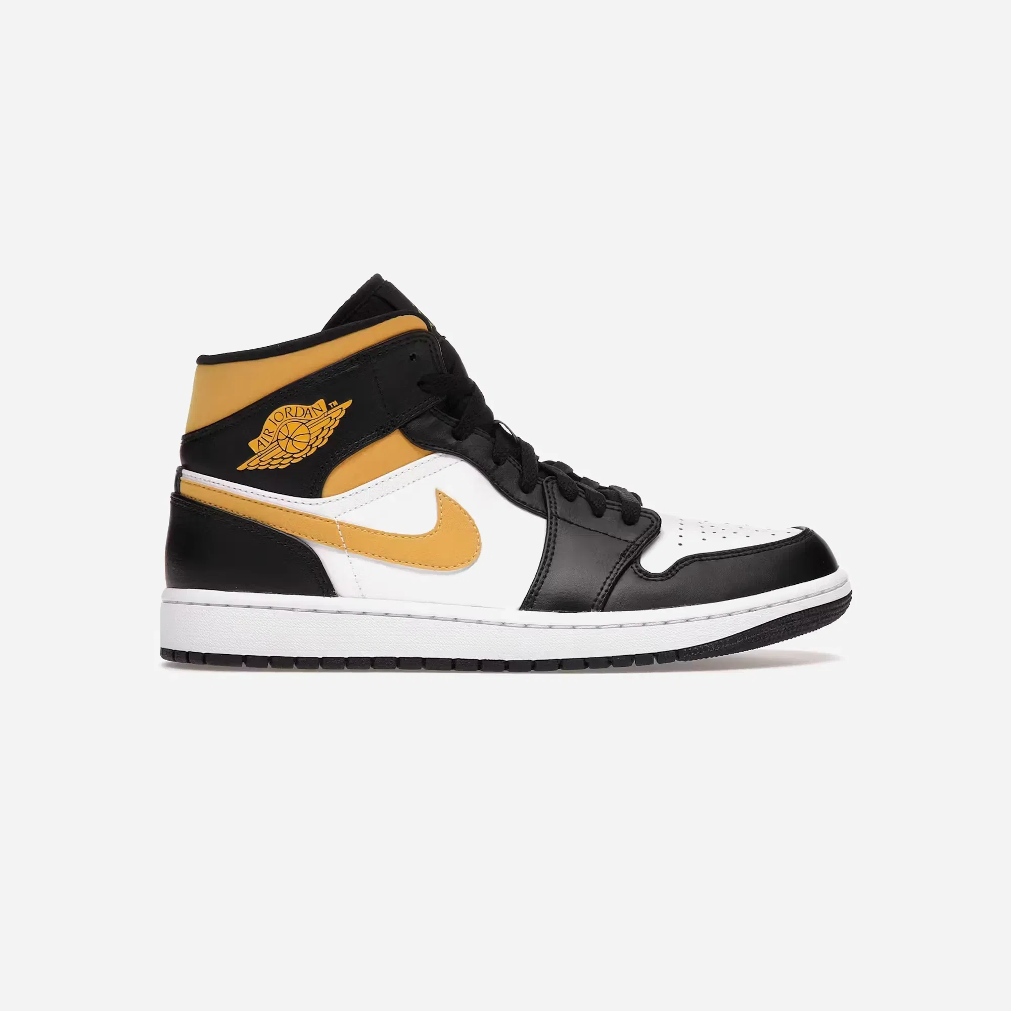 Nike Air Jordan 1 Mid White Pollen Black