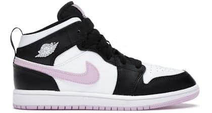Nike Air Jordan 1 Mid White Pollen Black