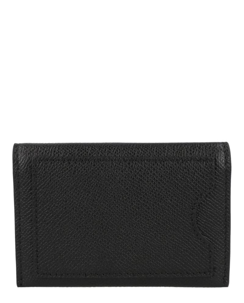 Ferragamo Vara Bow Small Card Holder Black