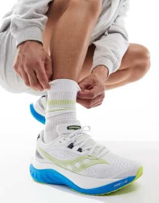 Saucony Endorphin Speed 4 White Viziblue Womens