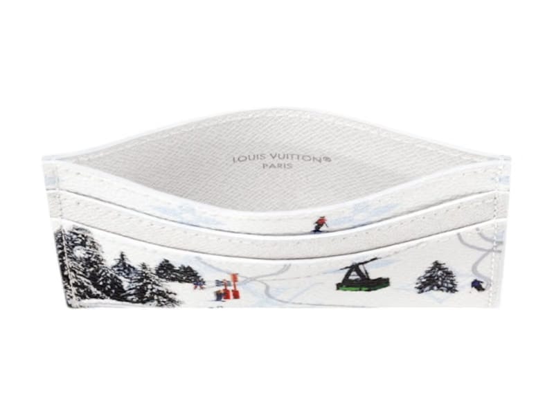 Louis Vuitton Ski Double Card Case White