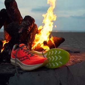 Saucony Endorphin Trail Campfire Story Orange