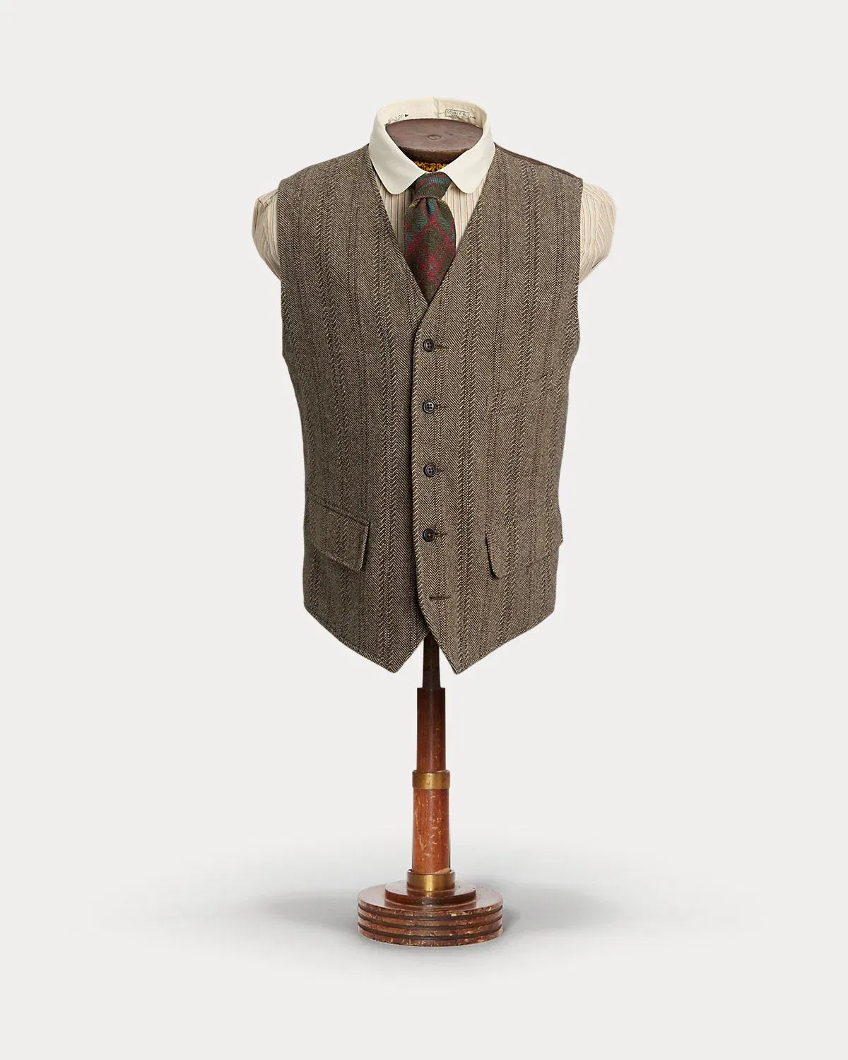 Ralph Lauren WoolCotton Herringbone Vest